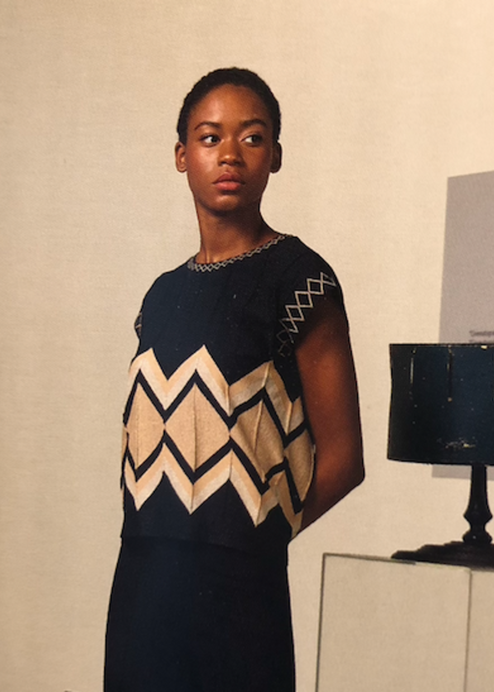 DE DE BLUSA BOXY TANK CHEVRON 56286