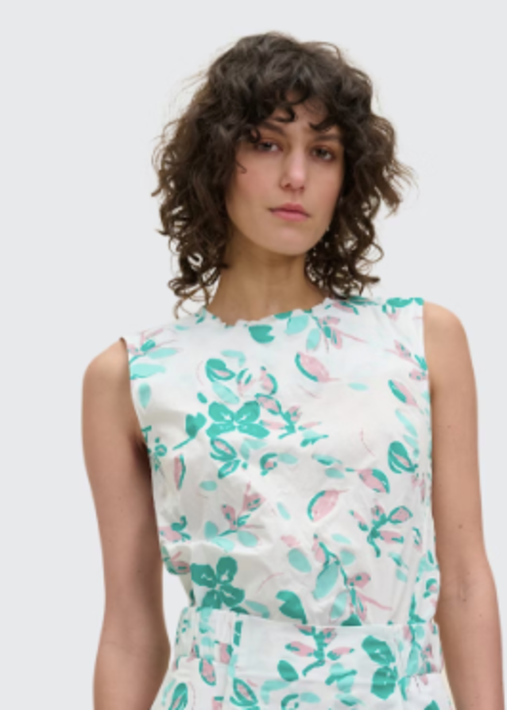 SCH SCH TOP BOLD FLOWERS SHELL