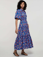 DER DER VESTIDO BLUE RED