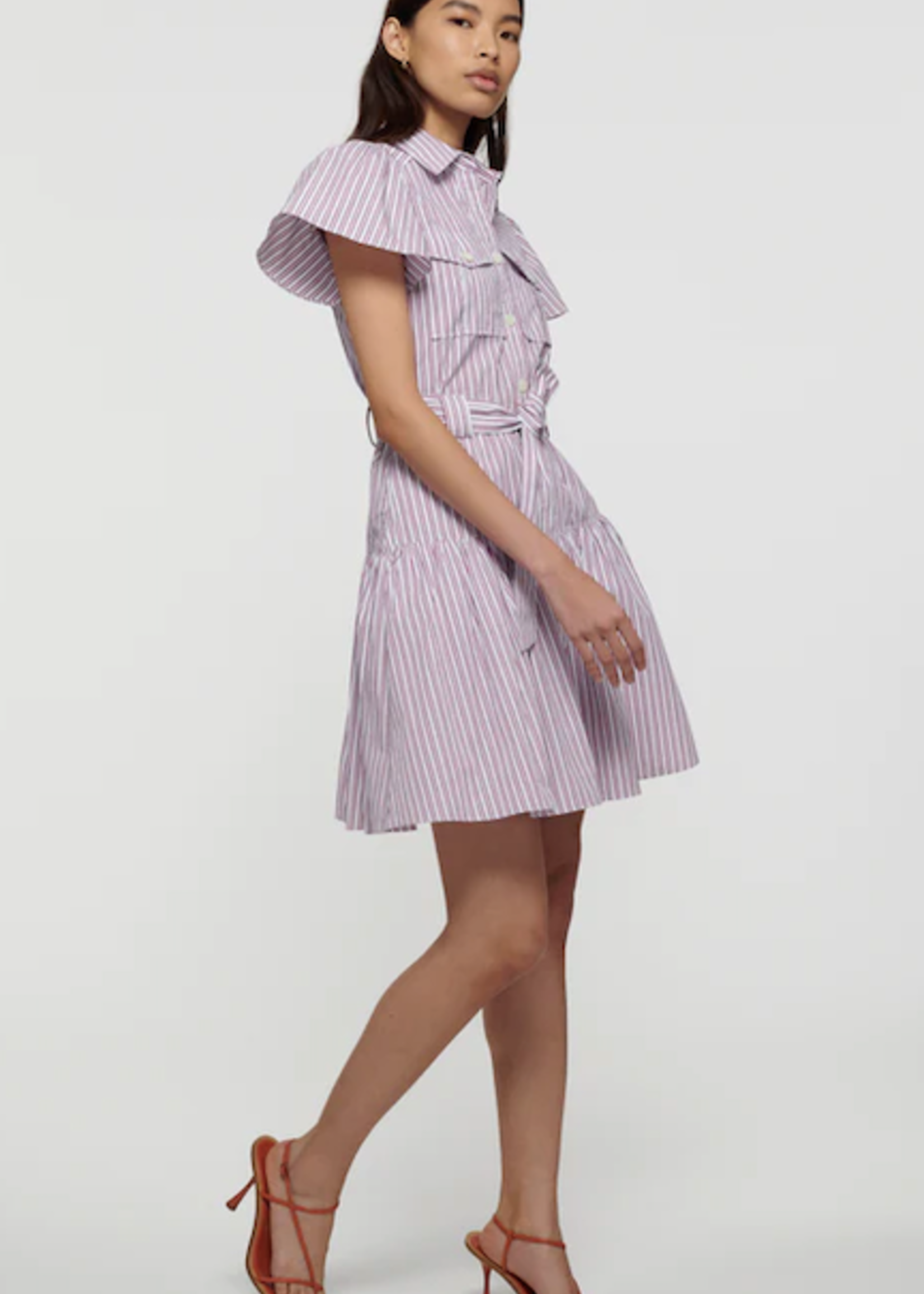 DER DER VESTIDO PEI UTILITY SHIRTDRESS