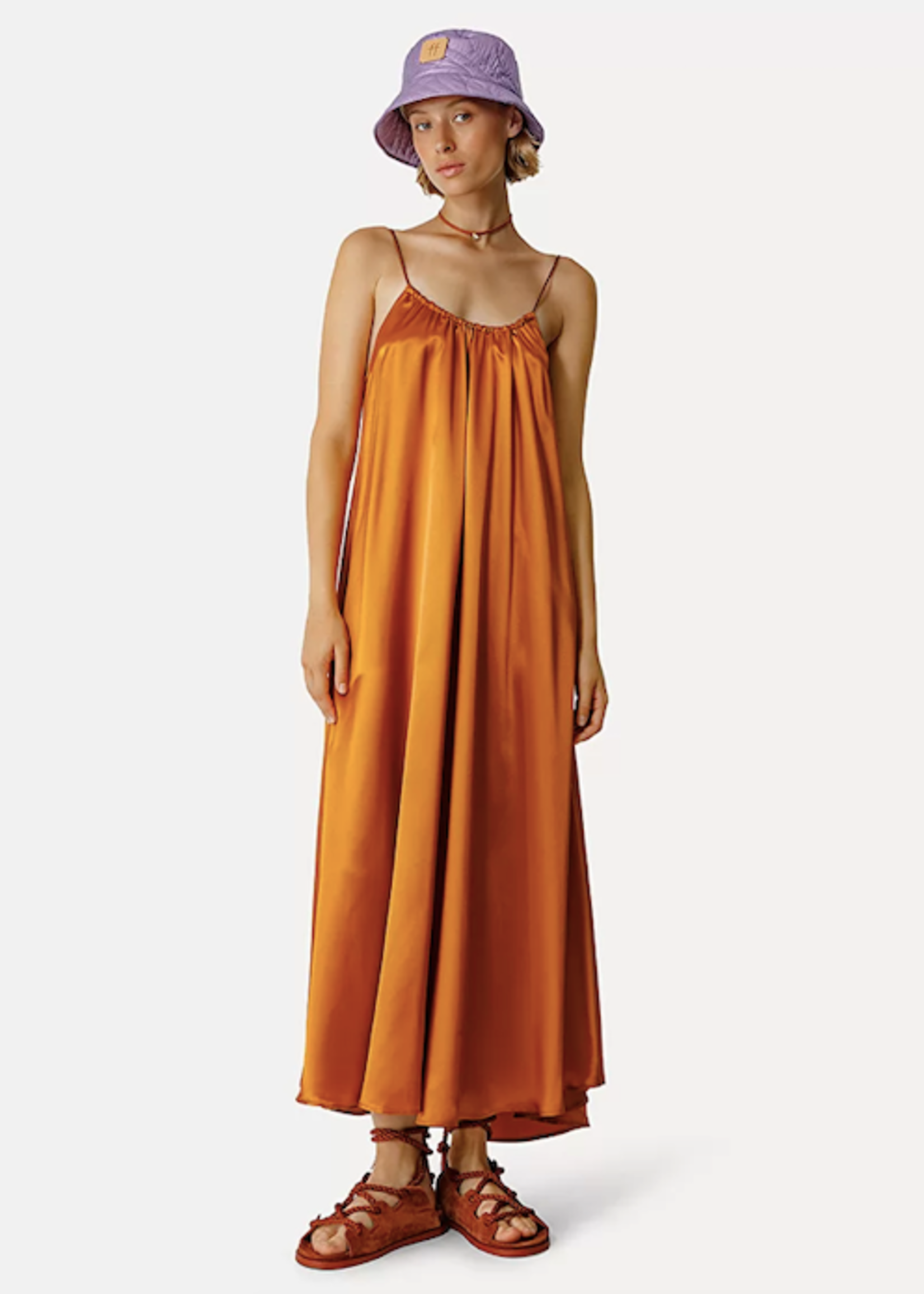 FOR FOR VESTIDO SHINING SATIN