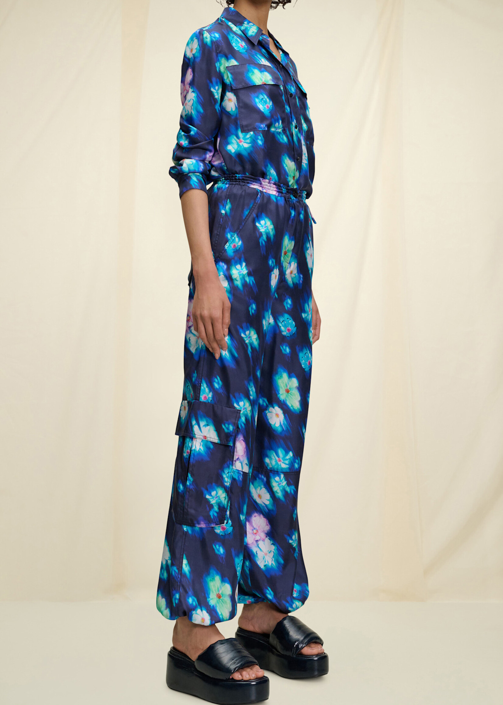 SCH SCH PANTALON NEON FLORALS