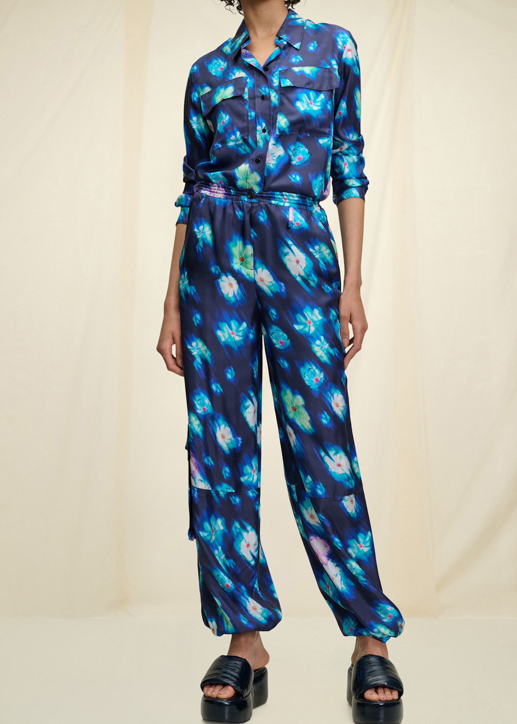 SCH SCH PANTALON NEON FLORALS