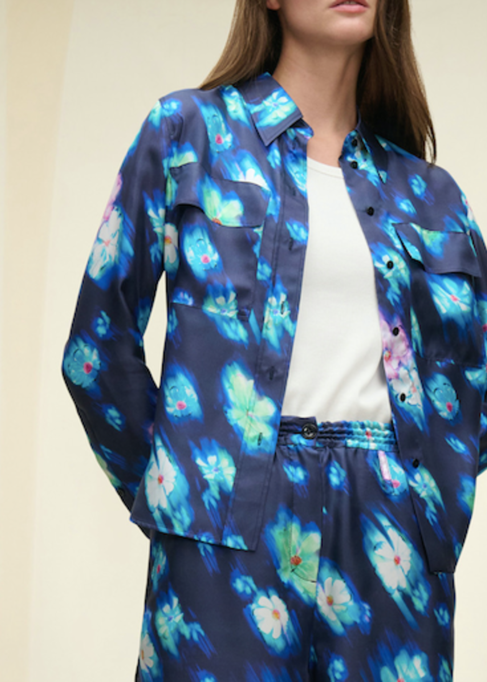 SCH SCH BLUSA NEON FLORALS