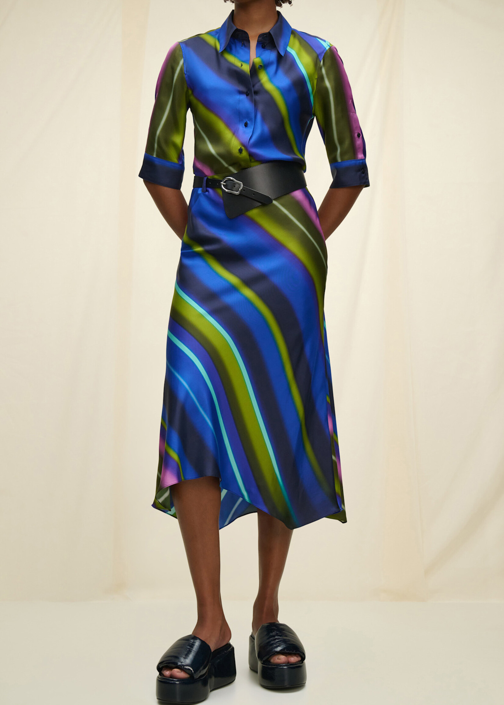 SCH SCH FALDA CITY STRIPES