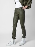 ZAD ZAD PANTALON PHLAME CUIR FROISSE