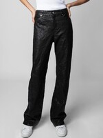ZAD ZAD PANTALON EVY CUIR FROISSE
