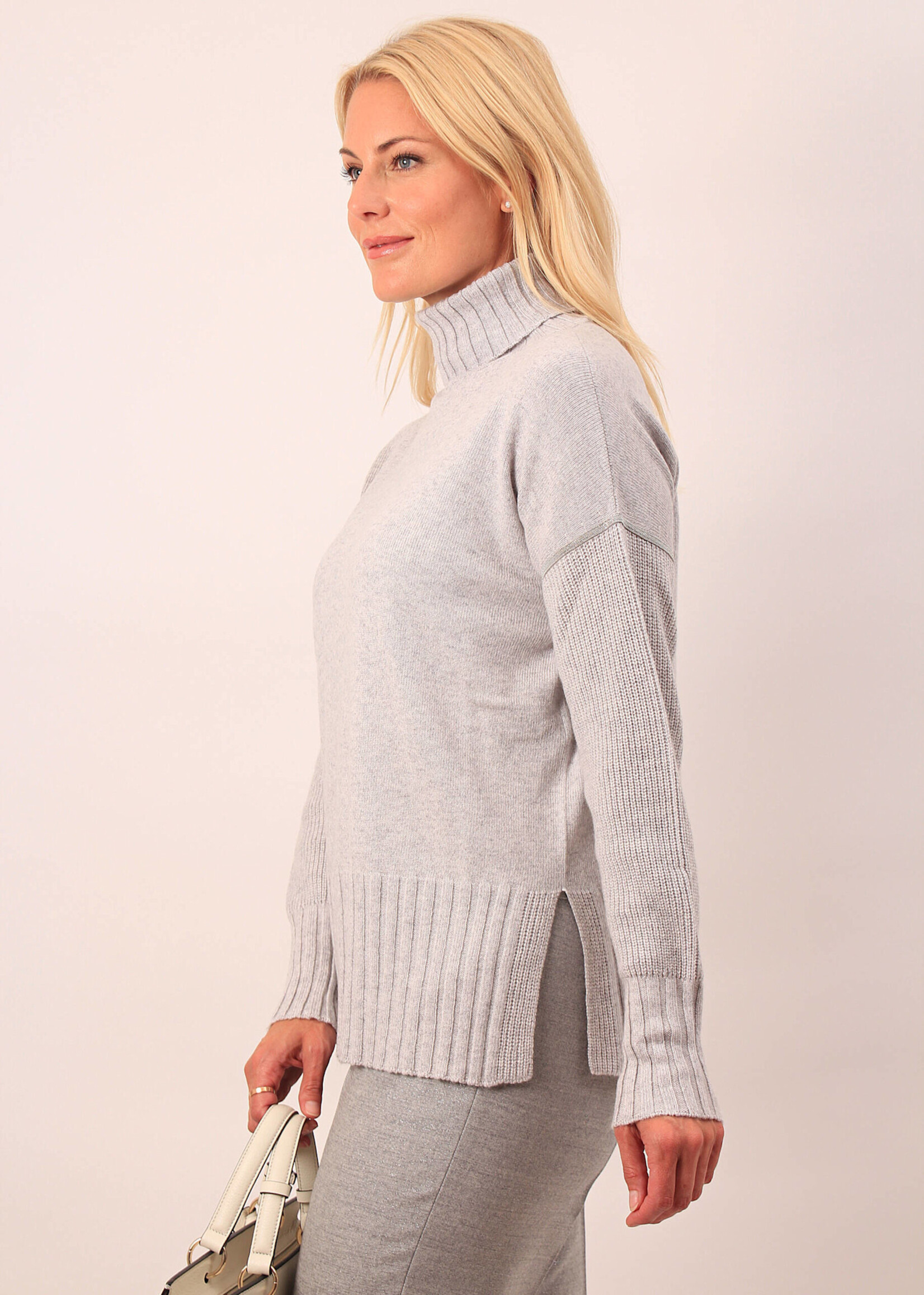 DE DE SWEATER TNECK W/TRIM