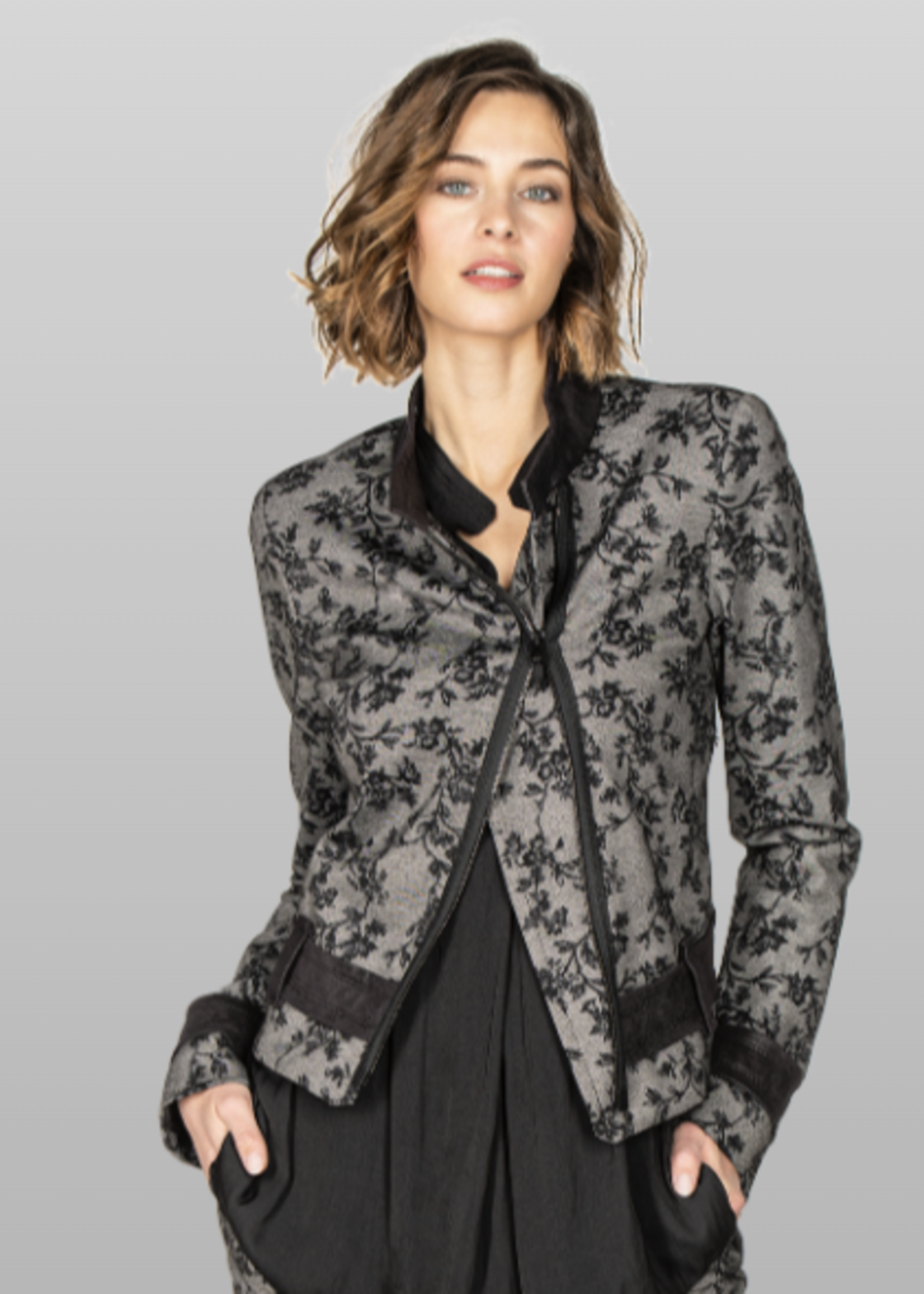 BH BH CHAMARRA BIKER FLORAL