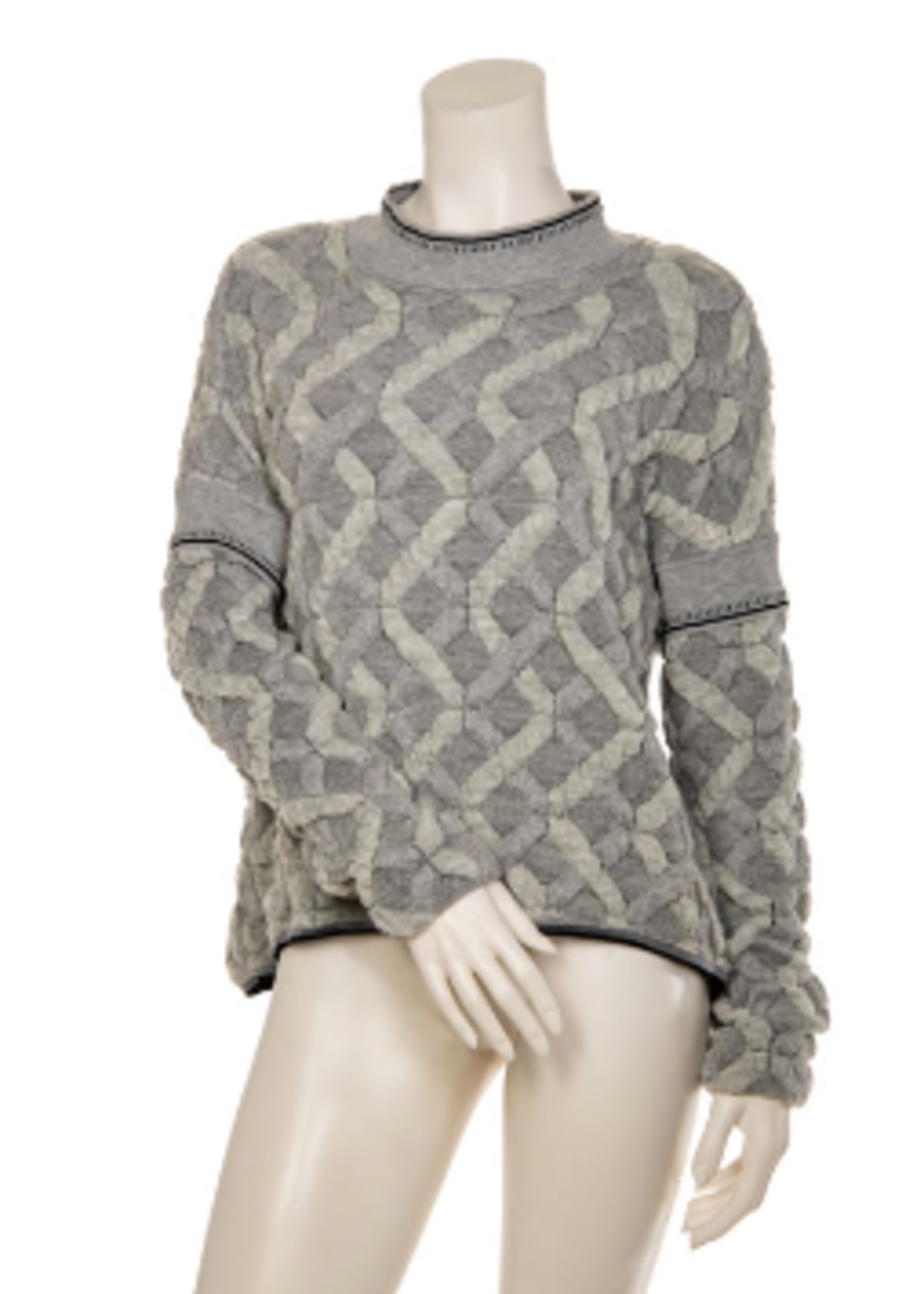 BH BH SWEATER RHOMBE LUREX