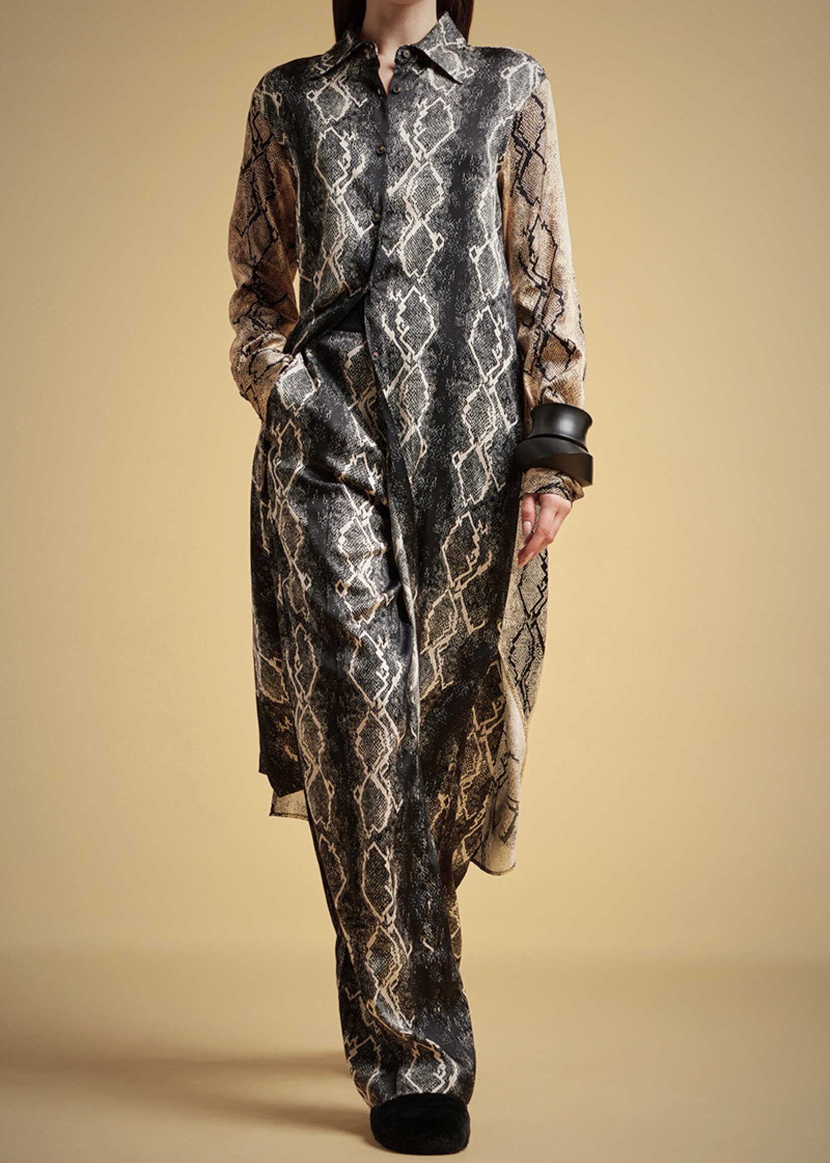 LC LC VESTIDO STAMPA PITONE