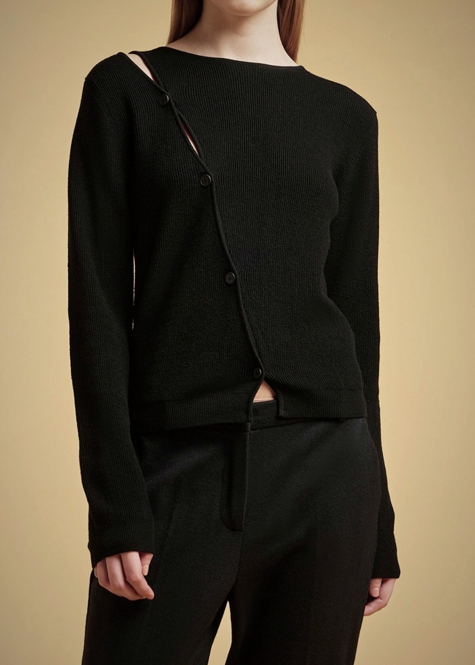 RCO RCO SWEATER TAGLIO DIAGONALE