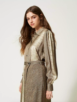 TW TW BLUSA SATIN LIZARD