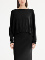 SP SP SWEATER CROP BACK BUTTONS