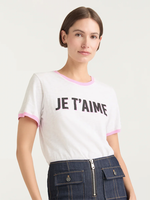 CINQ CINQ T-SHIRT TWO TONE J AIME