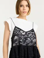CINQ CINQ BLUSA LACE SAMANTHA