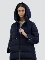 HER HER ABRIGO A-SHAPE SATEEN