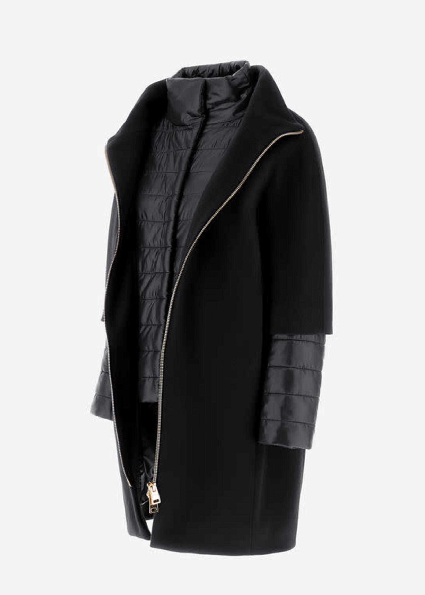 HER HER ABRIGO LUXURY WOOL BLACK