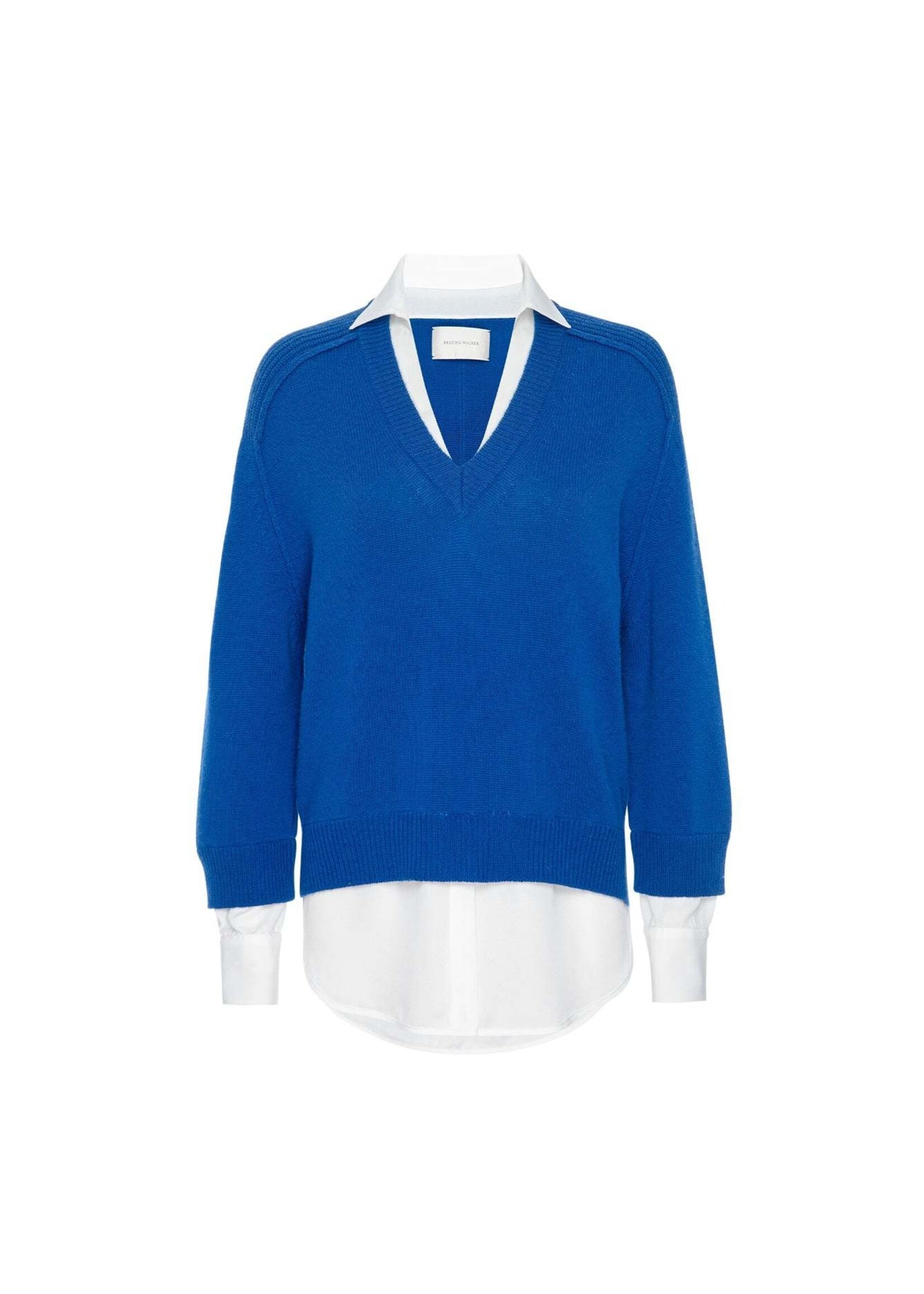 BW BW SWEATER V-NECK LAYERED