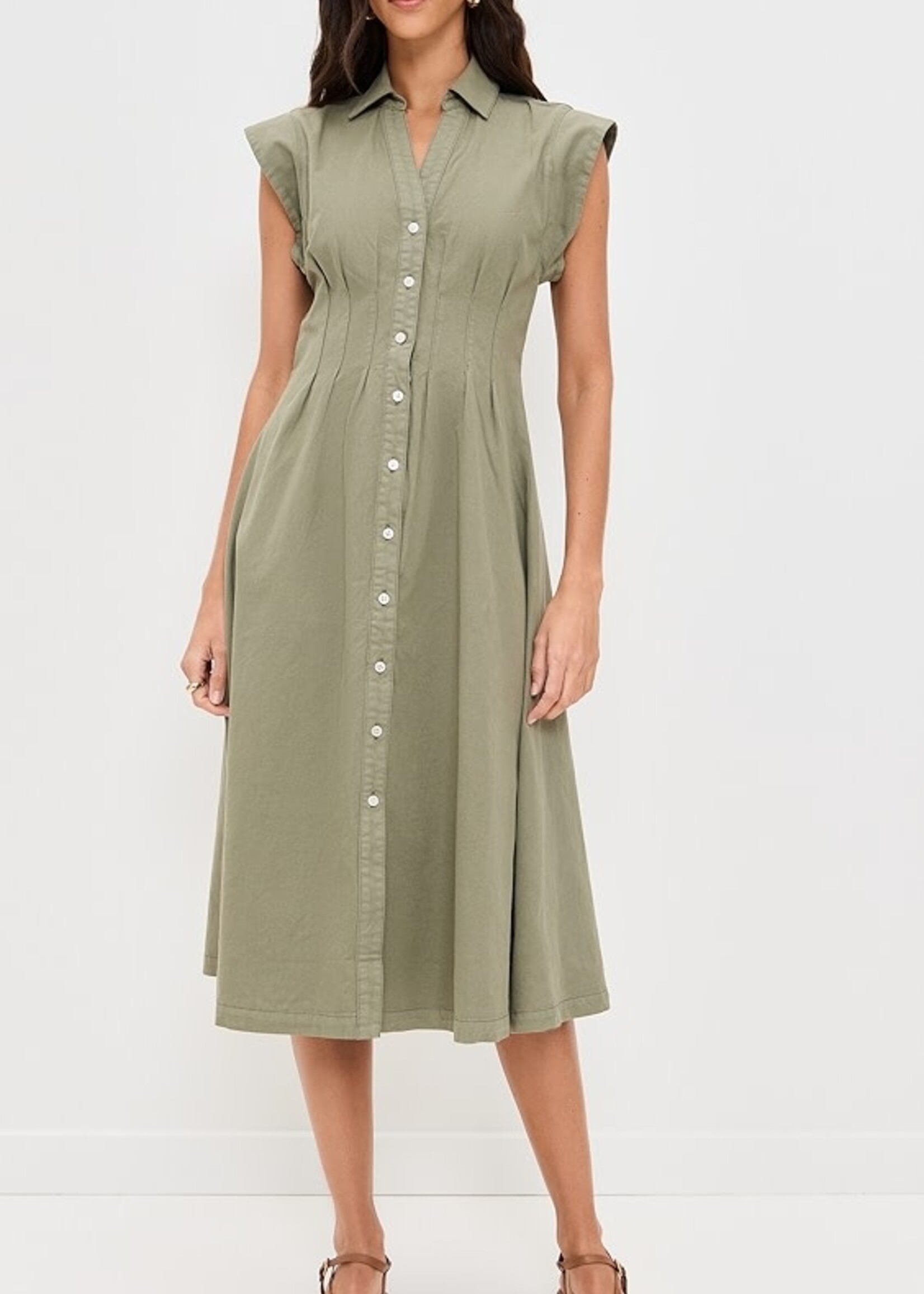 VB VB VESTIDO RUBEN MIDI ARMY