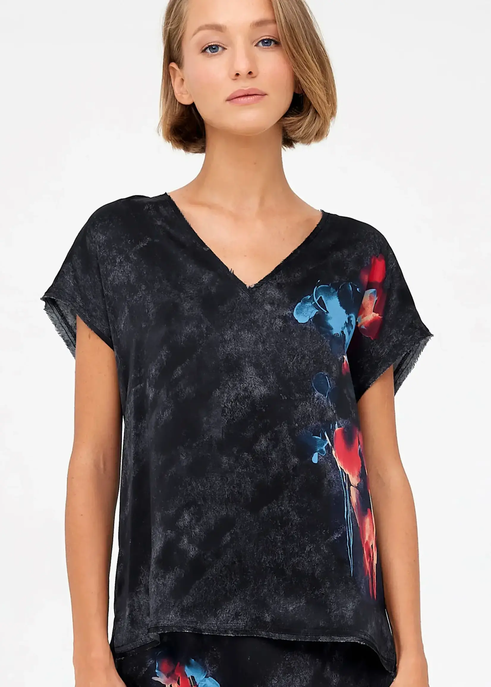 GO GO BLUSA RAW FLORAL