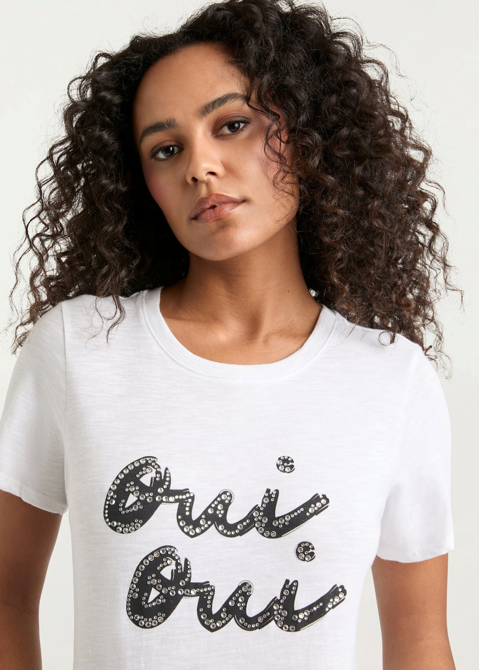 CINQ CINQ BLUSA FRINGE OUI OUI BLANCA