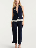 CINQ CINQ CHALECO ROXIE NAVY IVORY
