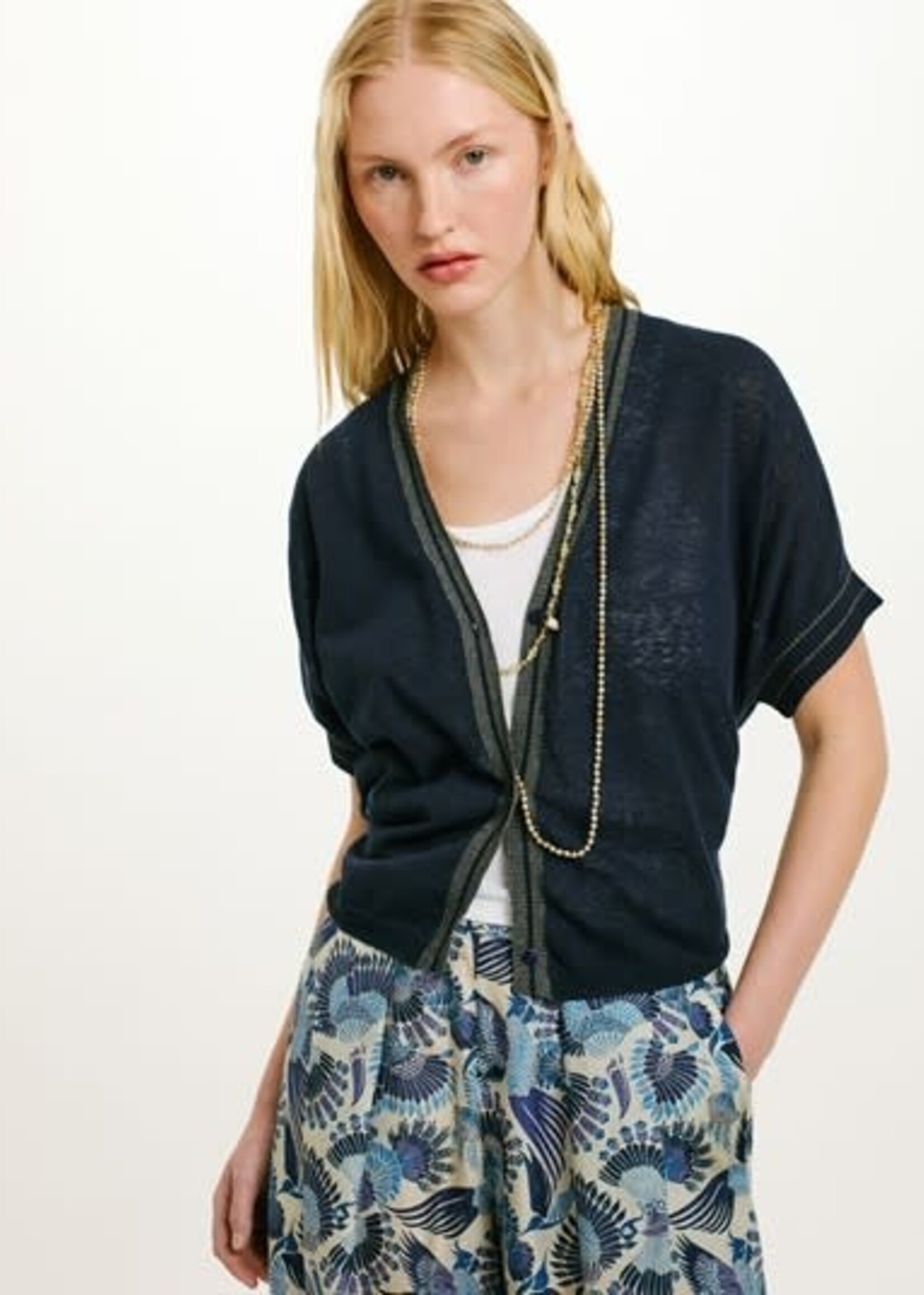 MOM MOM SWEATER CARDI PRIPRIOCA AZUL