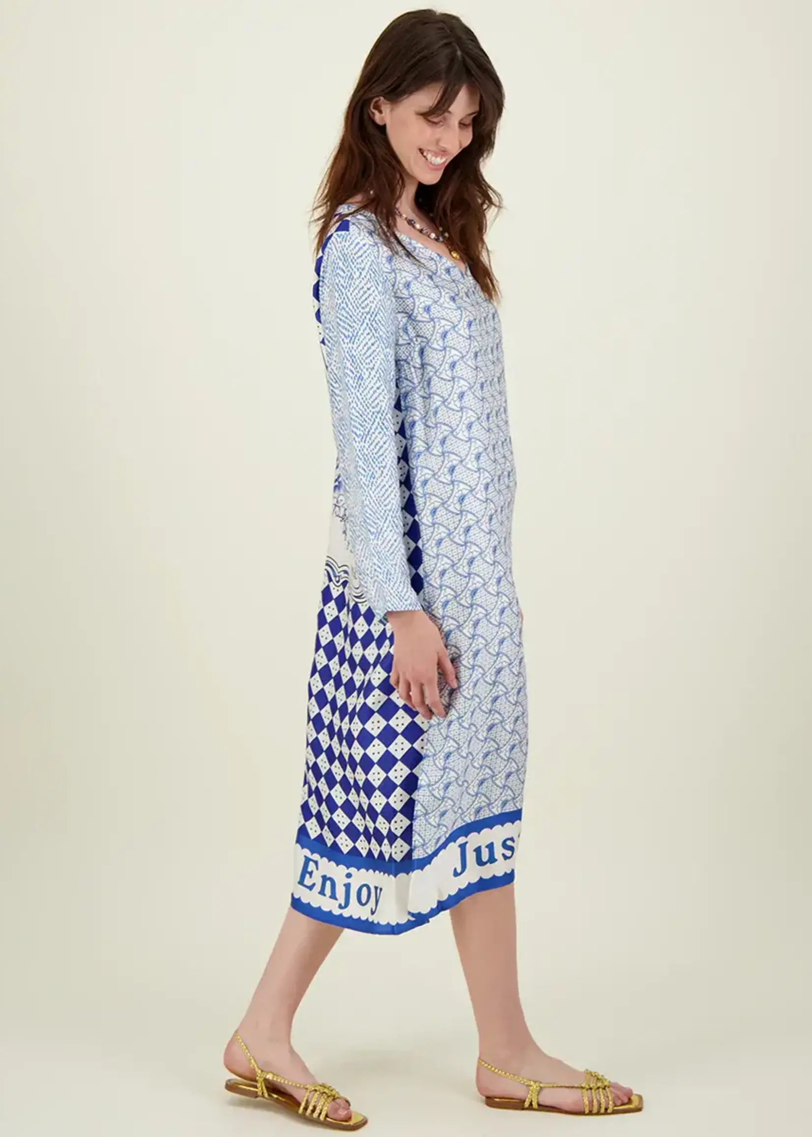 ME ME VESTIDO VIOLET V-NECK COAST