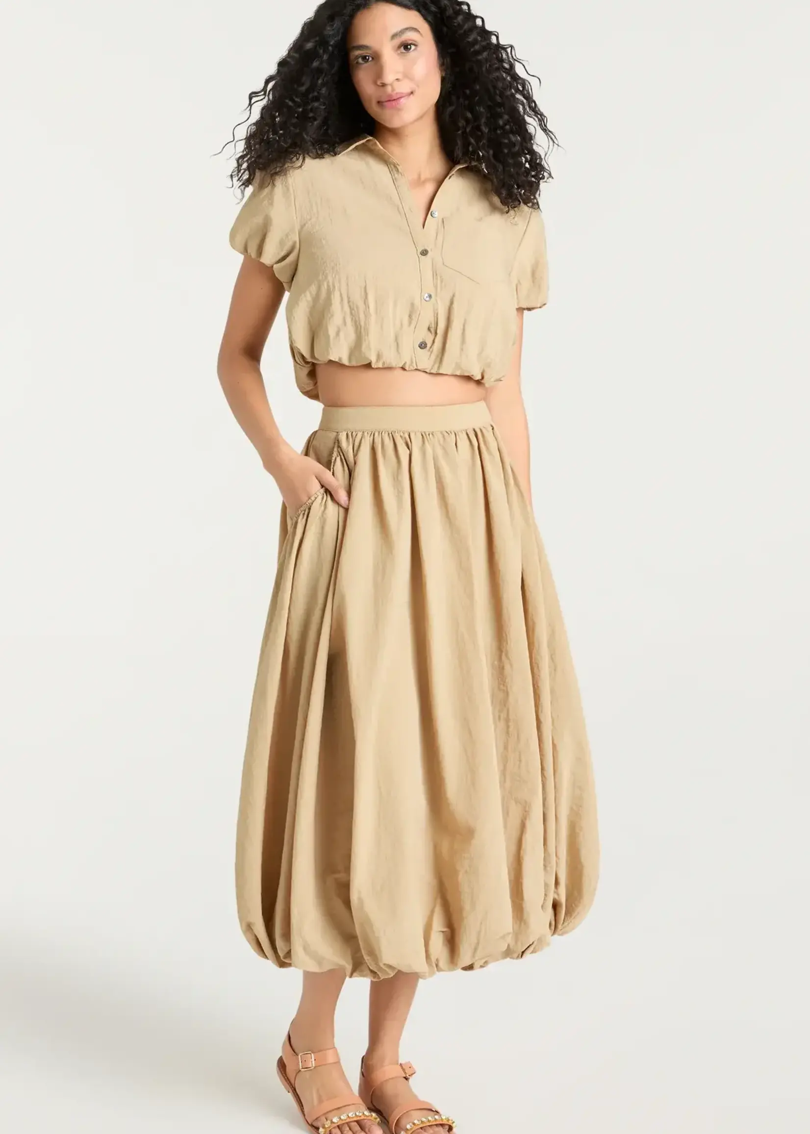 CINQ CINQ FALDA ALLINAE KHAKI