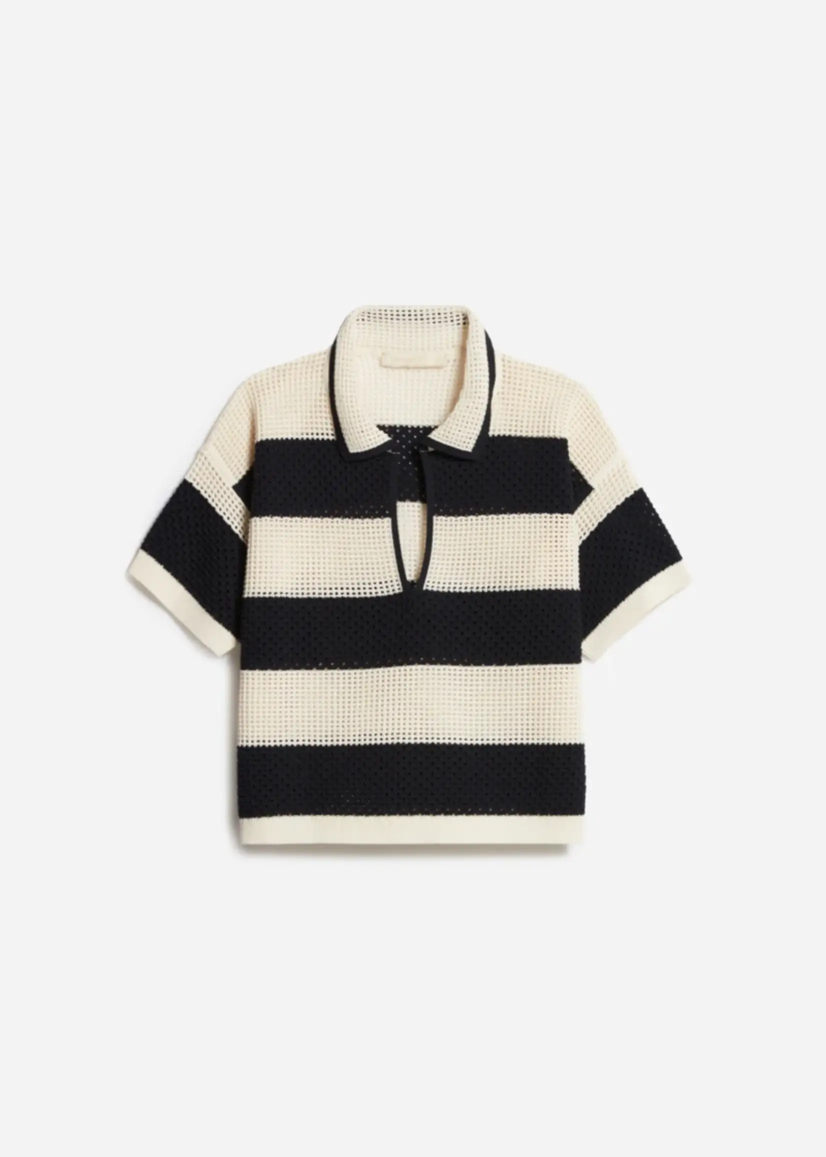 VAN VAN SWEATER EDALY ECRU MARINE