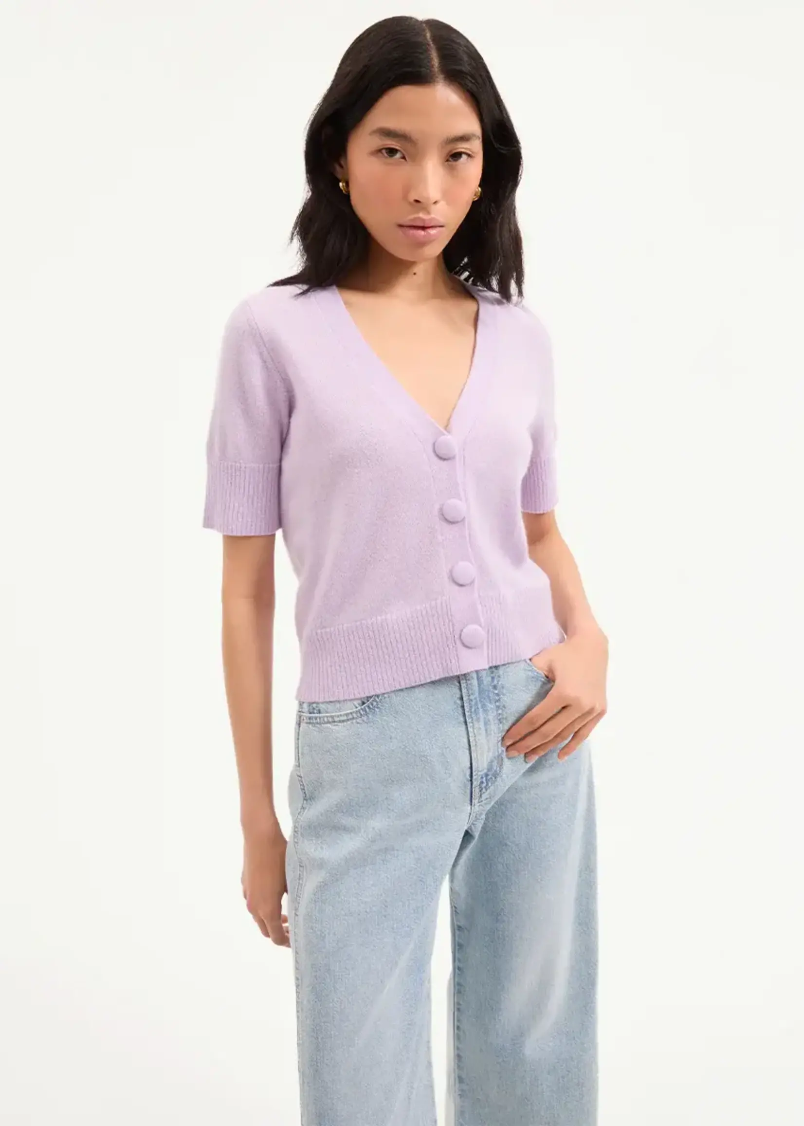 VB VB SWEATER CARDI SLEEVE SOLENE LILA