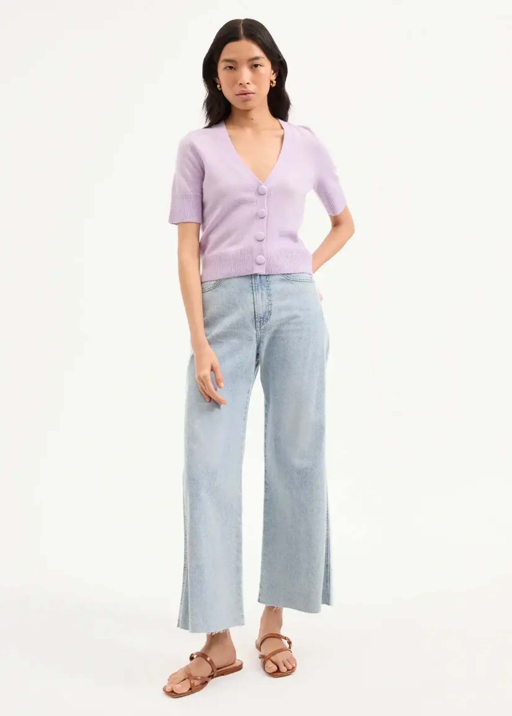 VB VB SWEATER CARDI SLEEVE SOLENE LILA