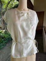 FOR FOR BLUSA CRUZADA BLANCA