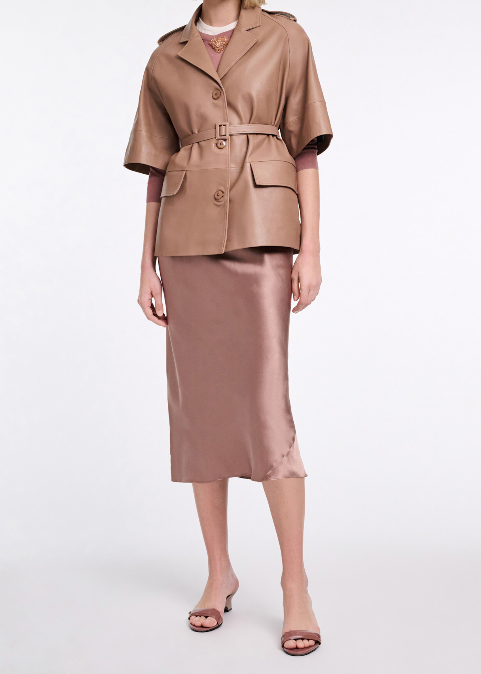 SCH SCH SACO SLEEK STATEMENT TAN