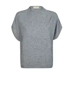 PUR PUR SWEATER SHORTSLEV GLIT