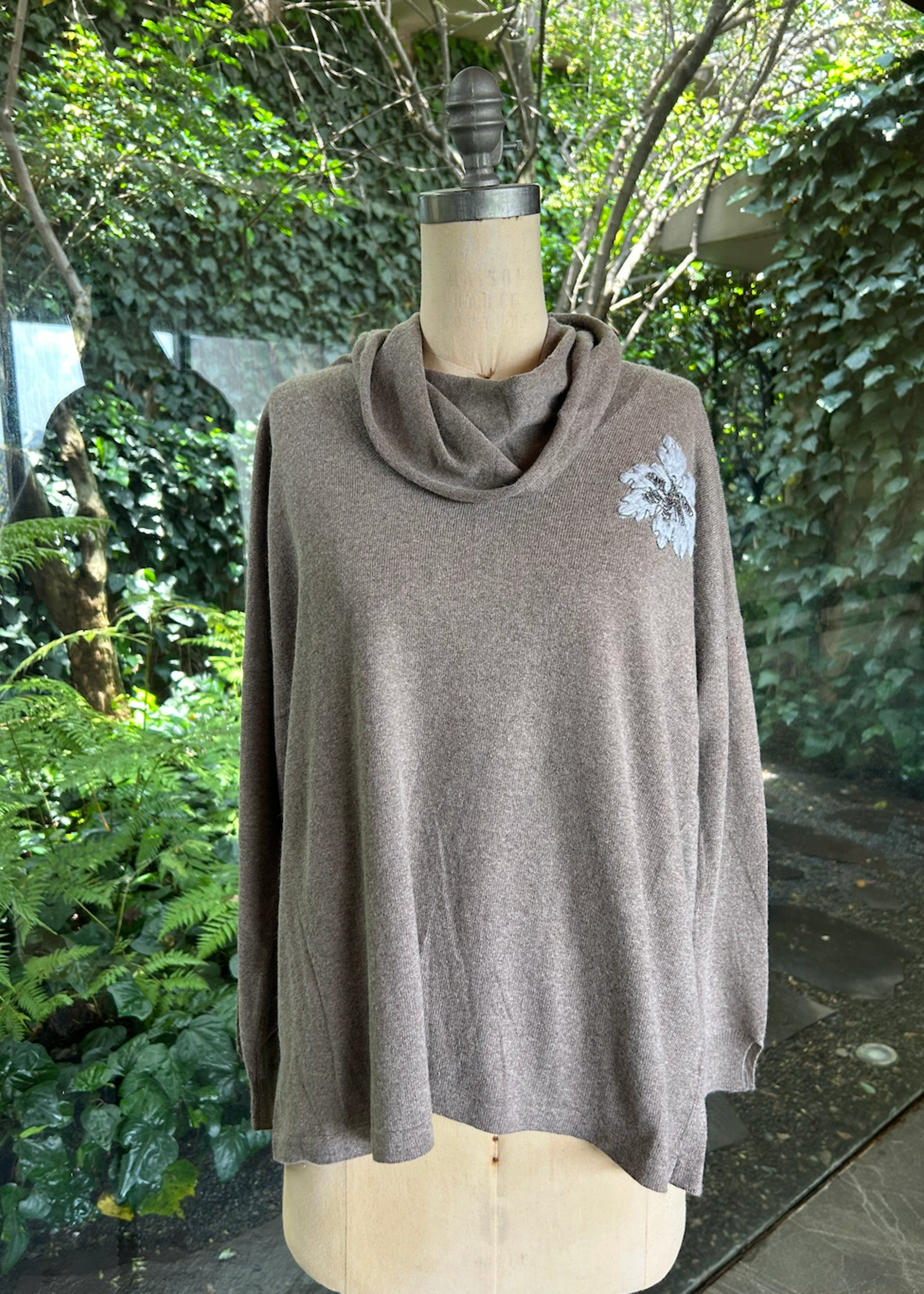 RAG RAG SWEATER  FLOWER