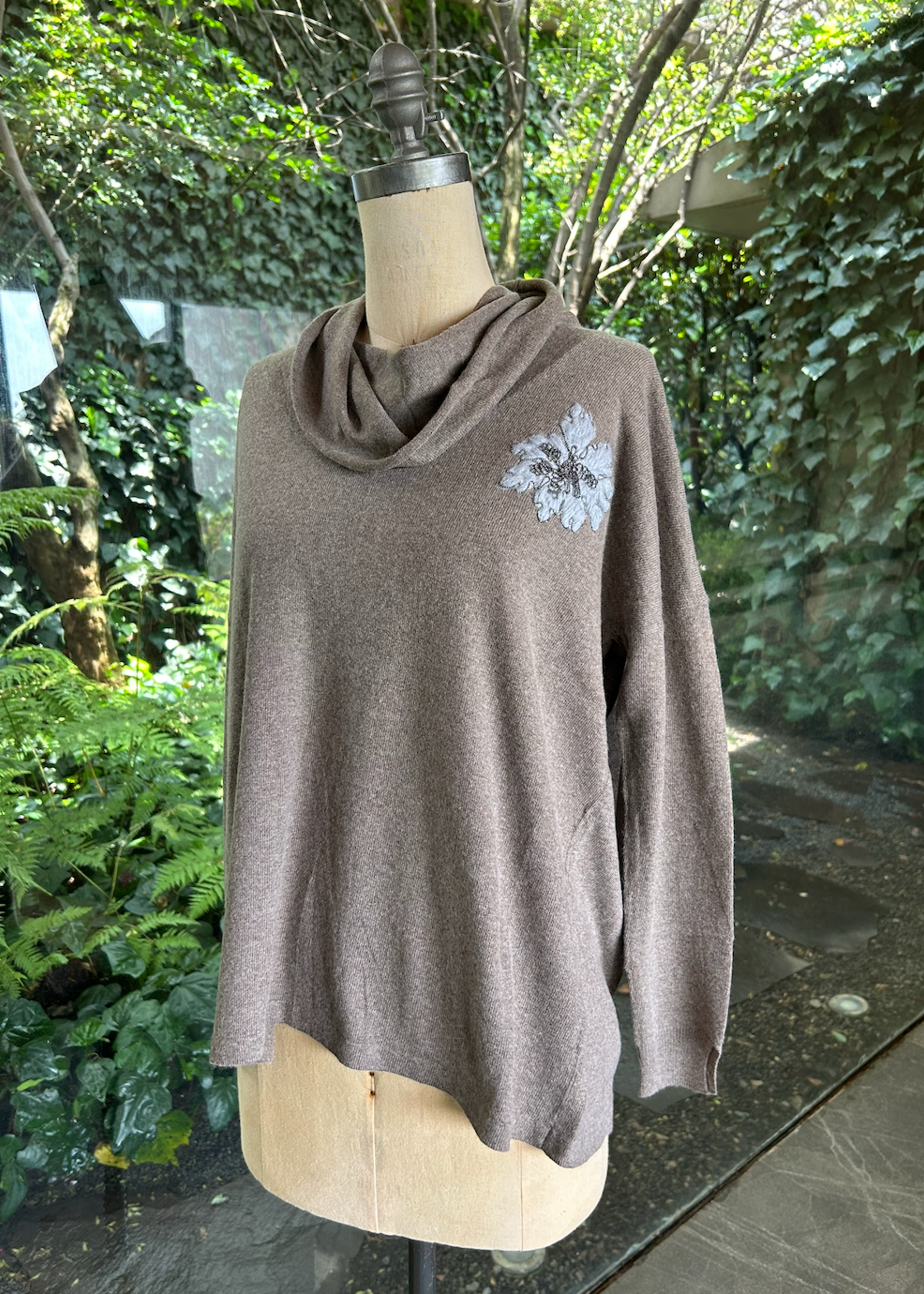 RAG RAG SWEATER  FLOWER