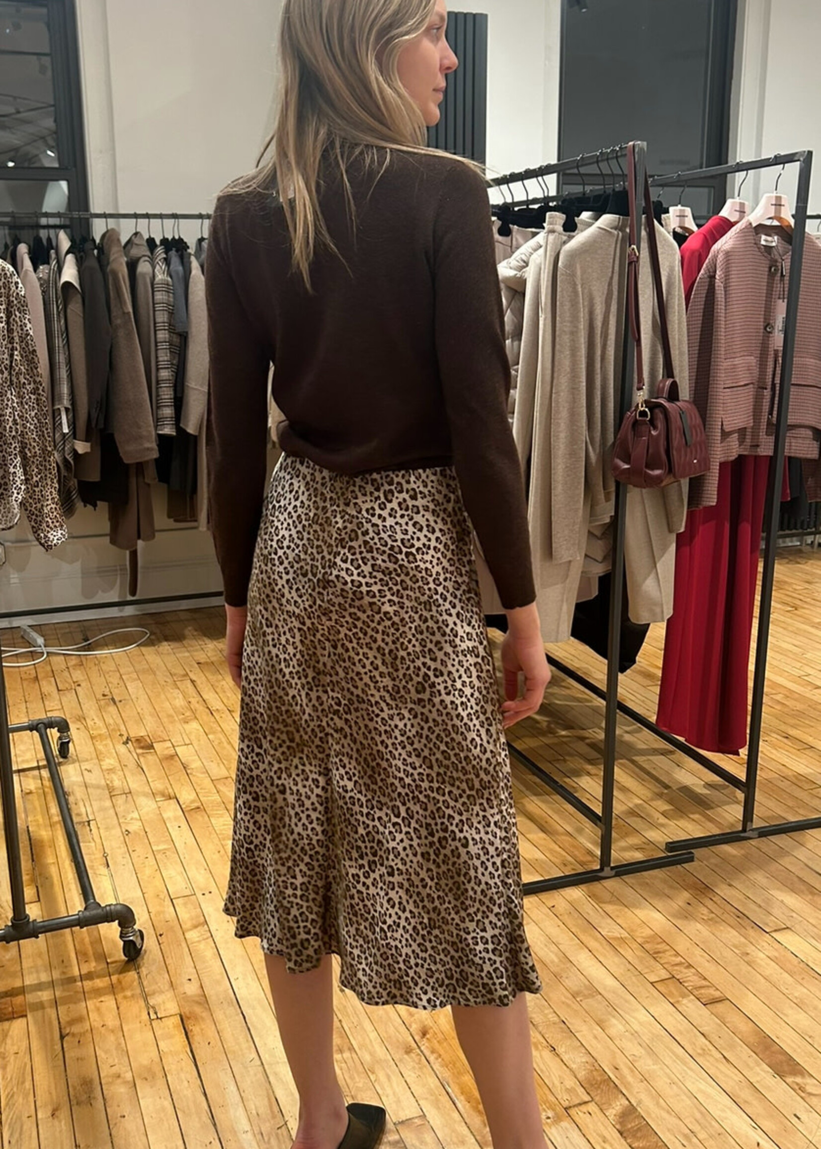 SEV SEV FALDA LONG LEPARD