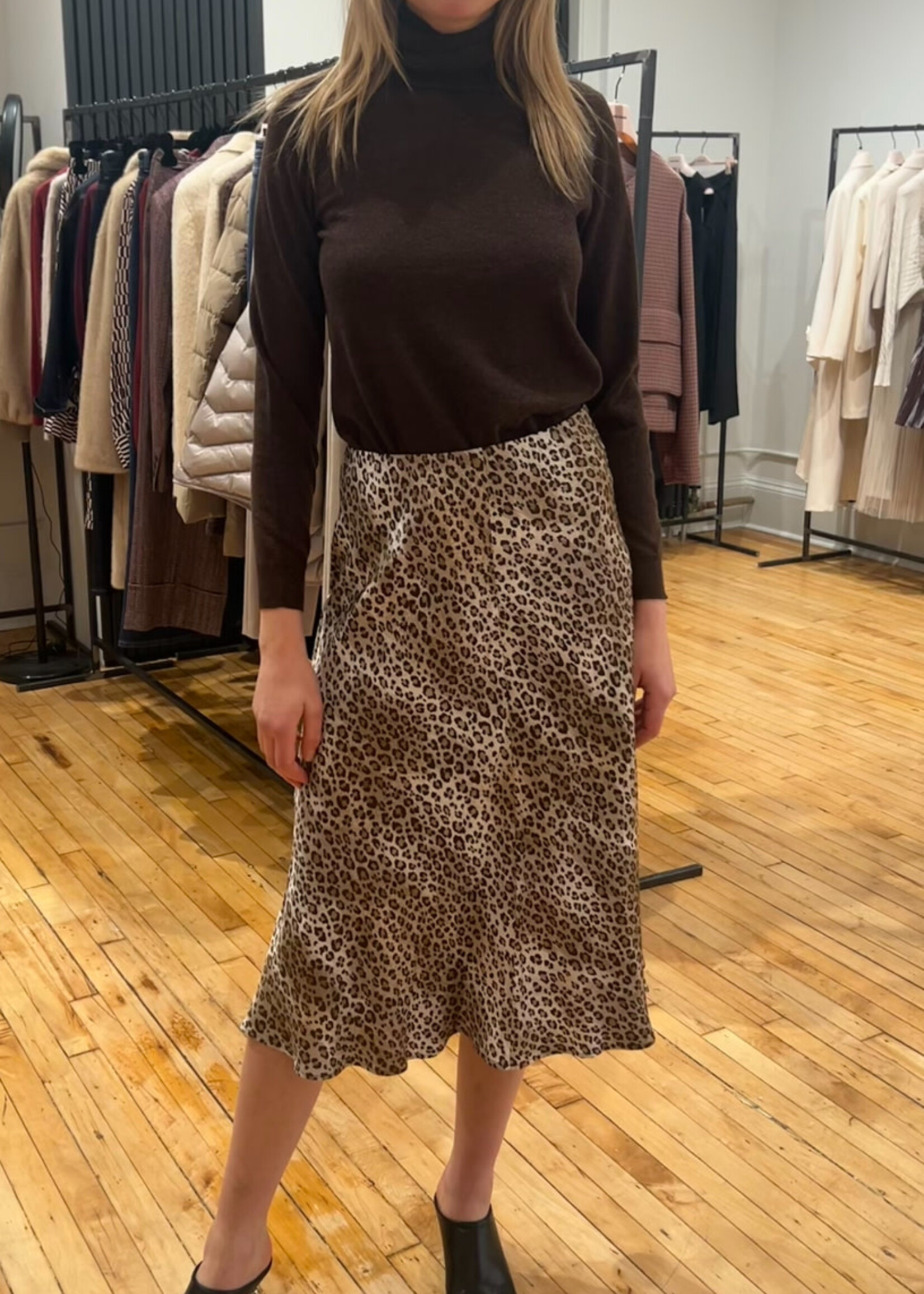 SEV SEV FALDA LONG LEPARD