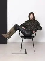 NUD NUD SWEATER GREEN LEPARD