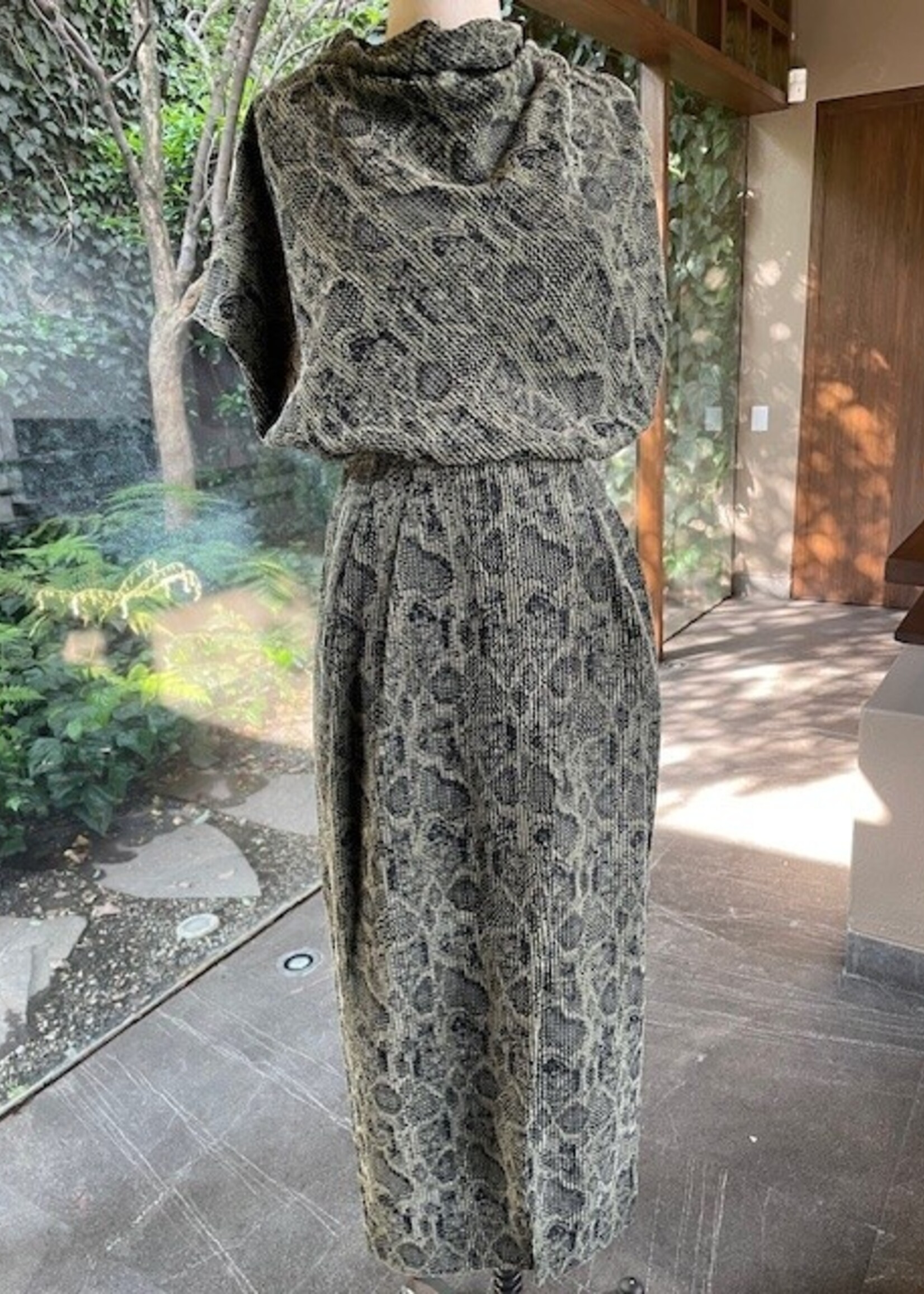 TE TE FALDA GIORDANA VERDE OLIVA