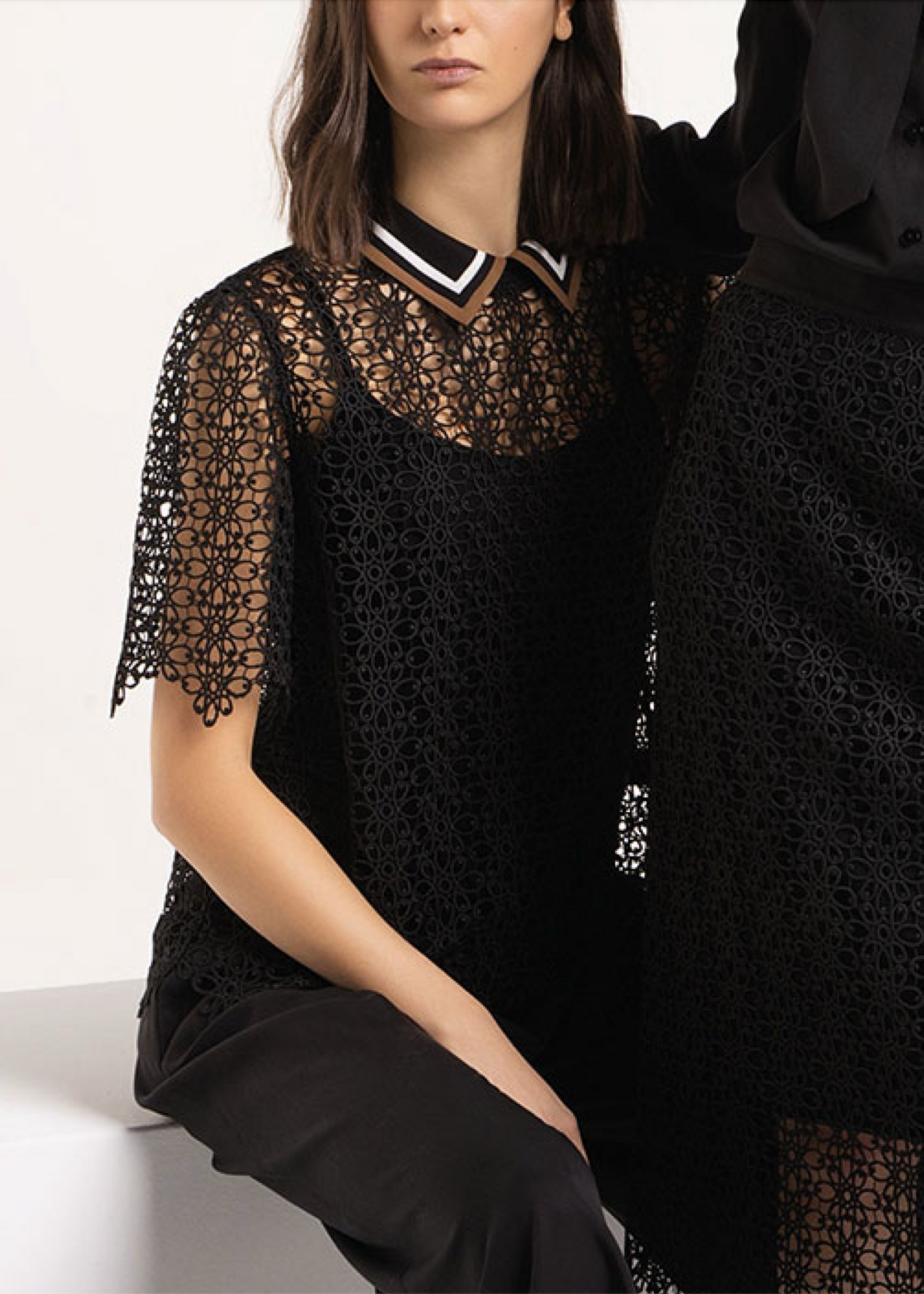 PUR PUR BLUSA  FORATO