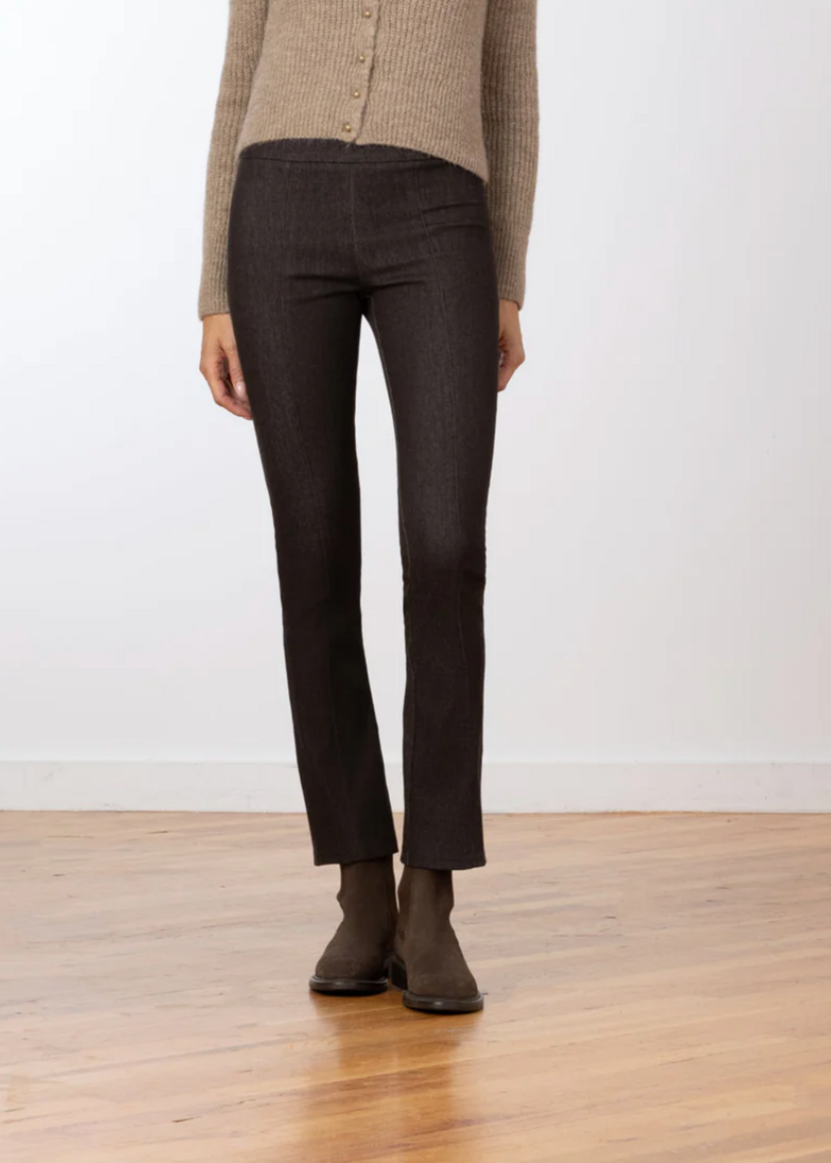 AVEM AVEM PANTALON JETSET BROWN DENIM