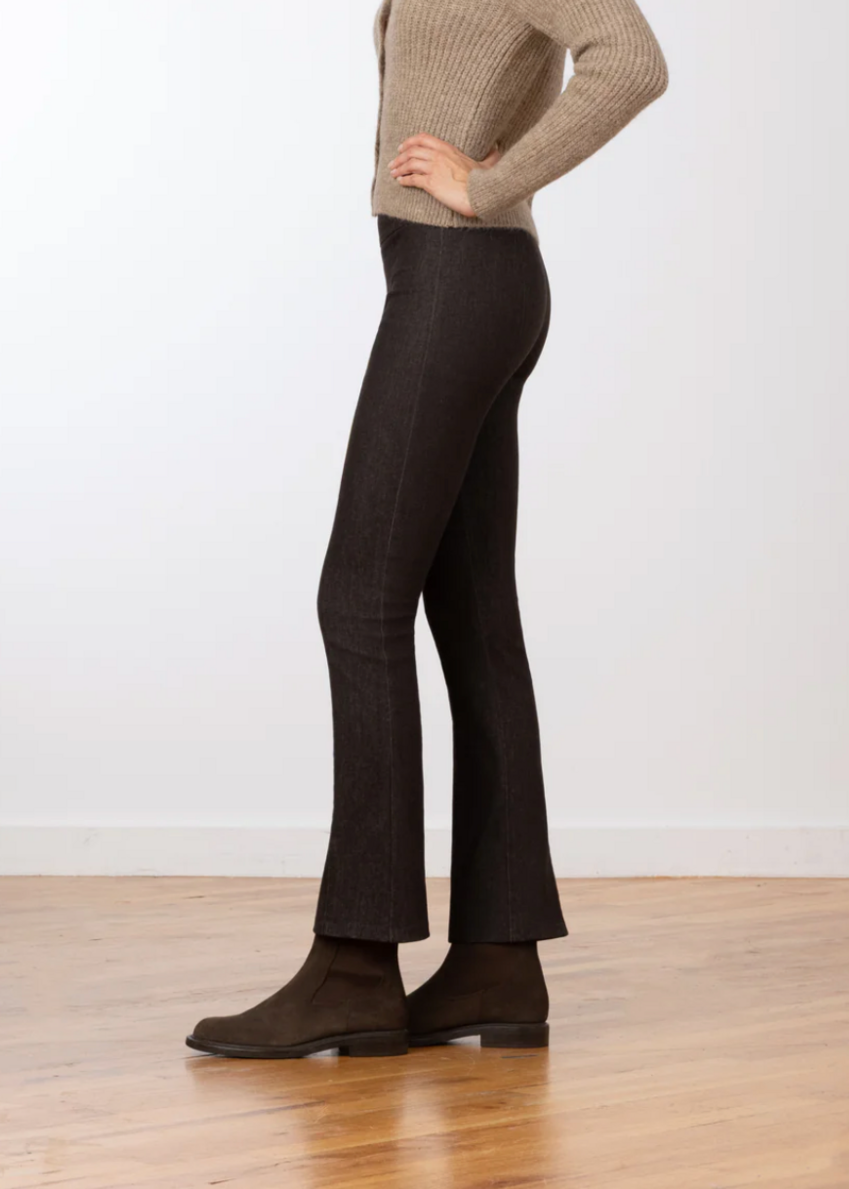 AVEM AVEM PANTALON JETSET BROWN DENIM