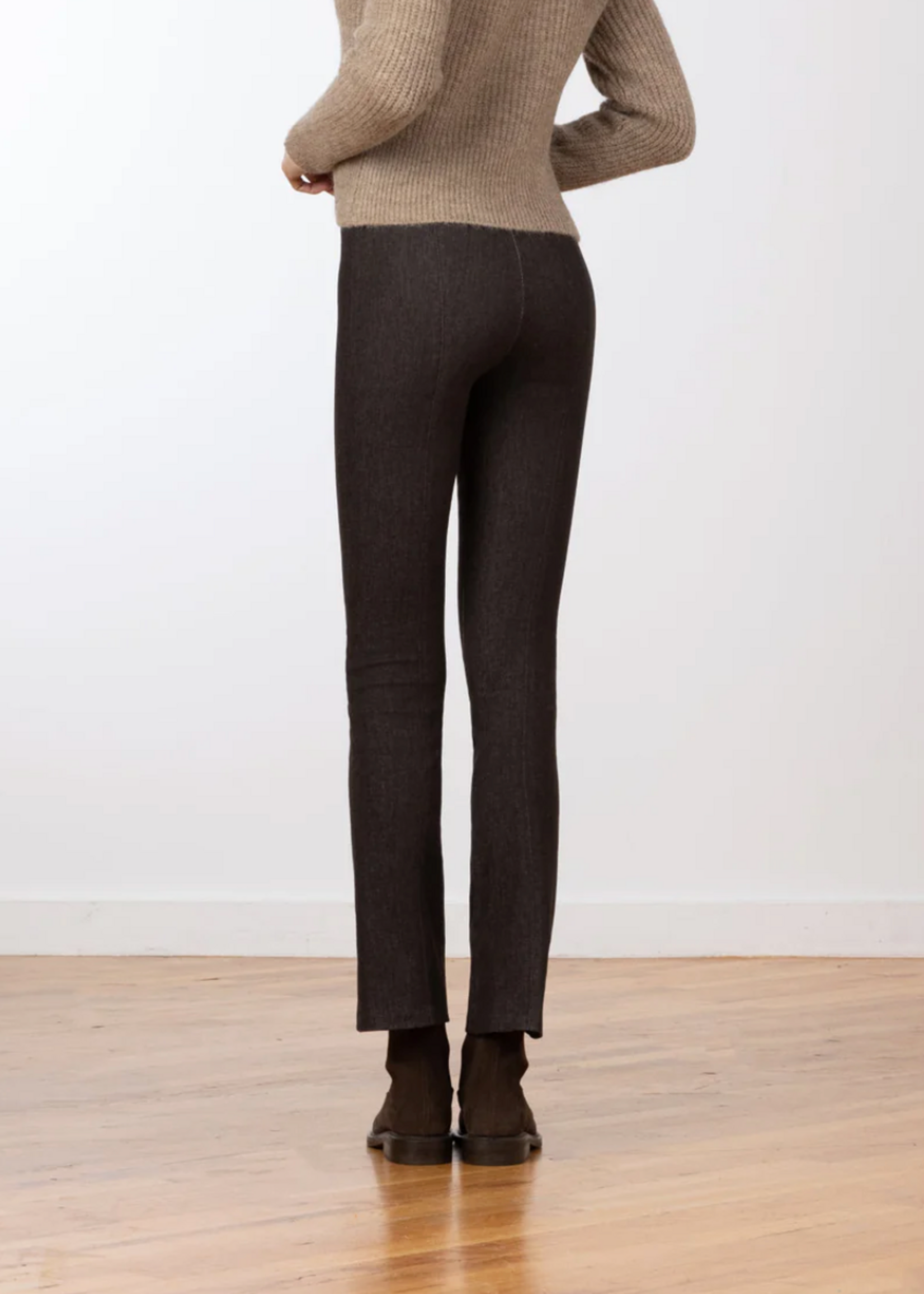AVEM AVEM PANTALON JETSET BROWN DENIM