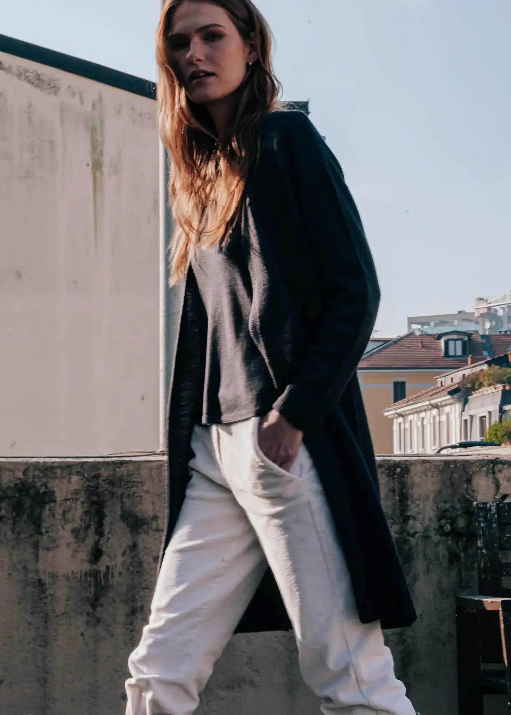 PLO PLO SWEATER CARDI DURNESS LONG