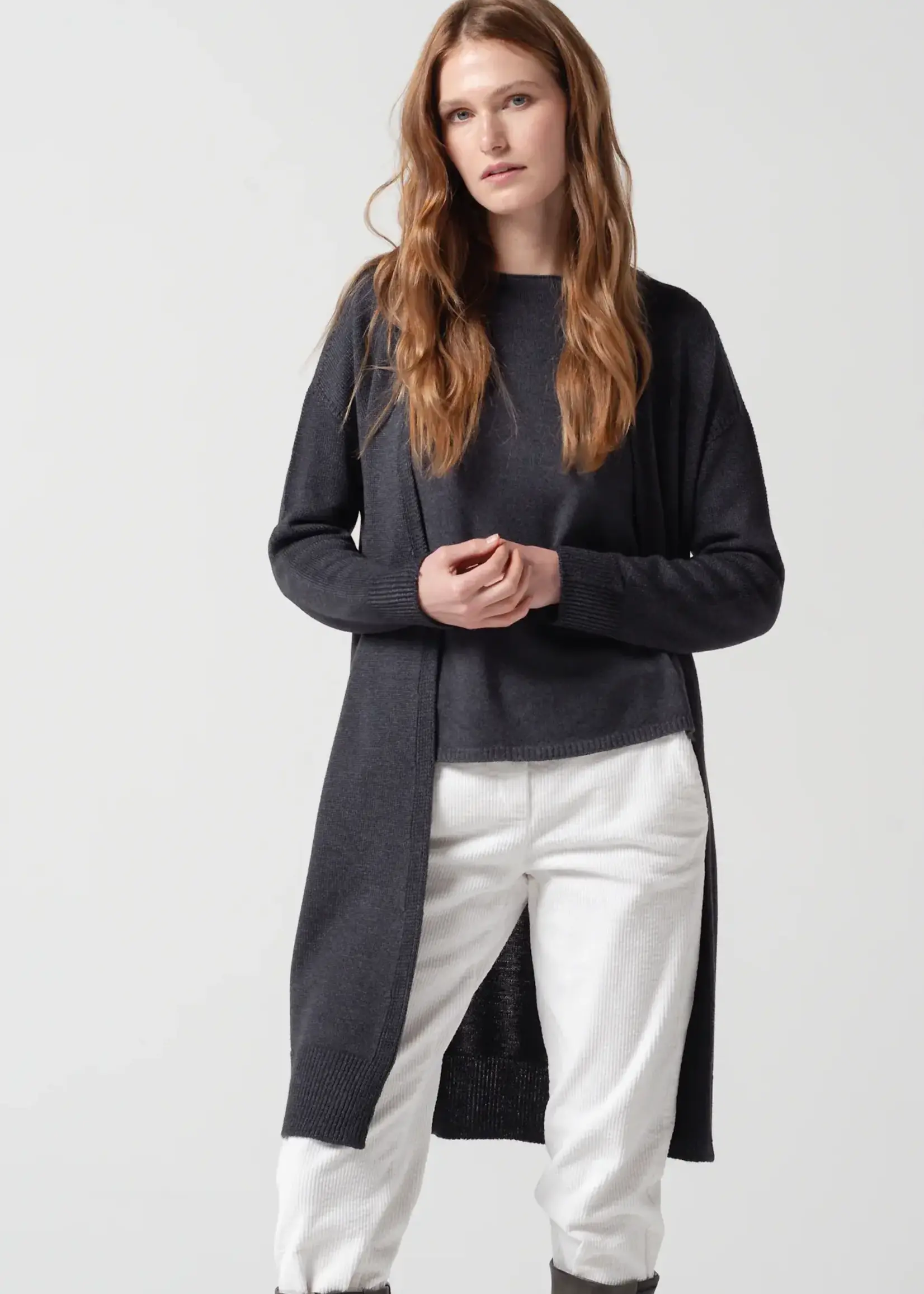 PLO PLO SWEATER CARDI DURNESS LONG