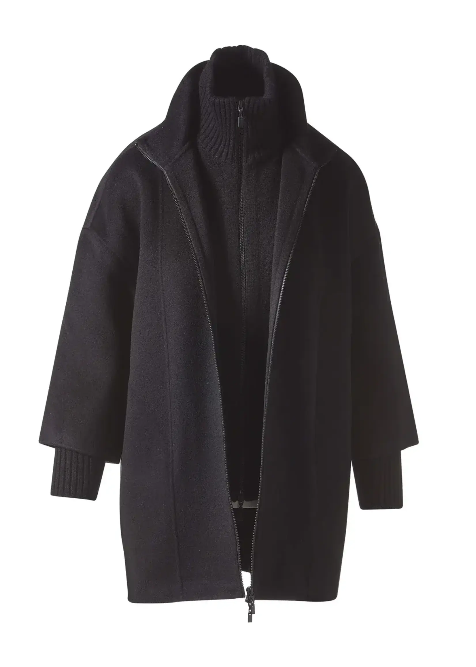 KIN KIN ABRIGO INSERT ZIP MOCK