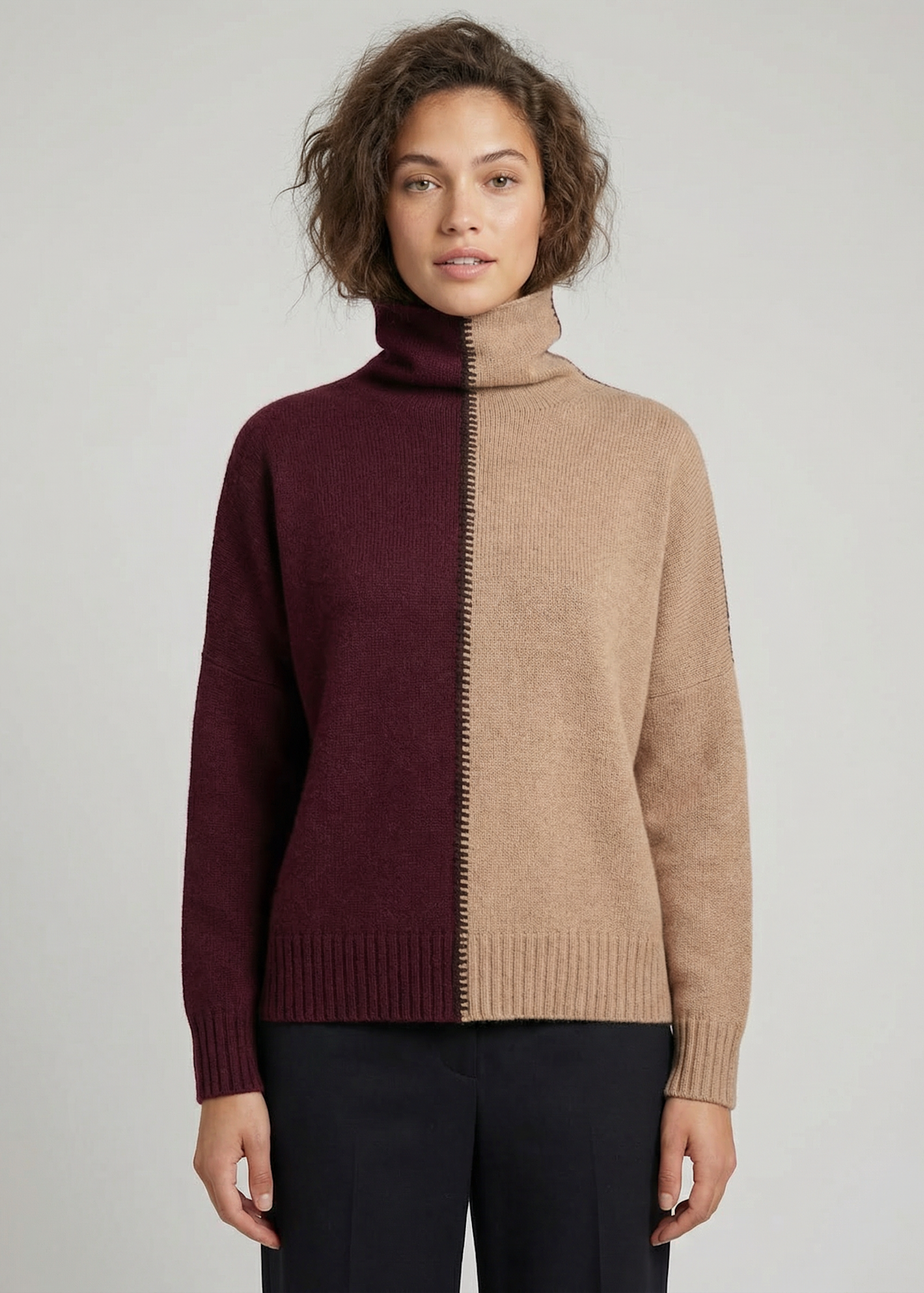 KUJ KUJ SWEATER TILA CB BORDEAUX